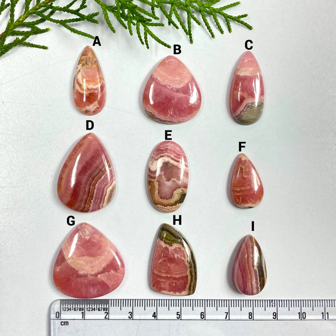 Rhodochrosite Crystal Pendant: 925 Sterling Silver, Boho Jewelry