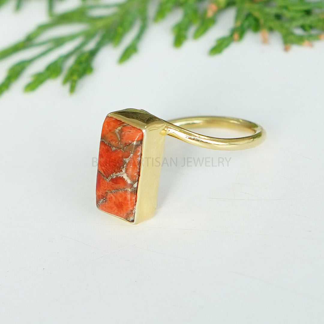 Copper Turquoise Ring: 925 Sterling Silver Twisted Band, Boho Style