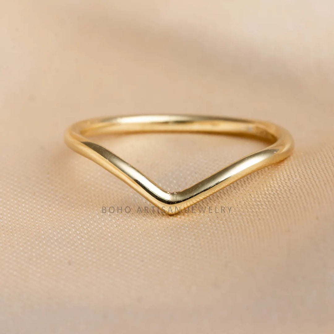 14k Gold Herkimer Diamond with Chevron Ring, Gold Plated Ring, Handmade Crystal Jewelry, Engagement Ring, Uncut Diamond Ring, Gift For Her