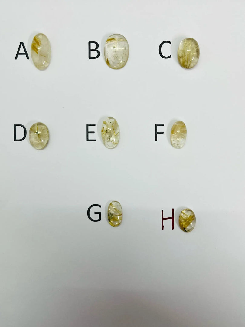 Natural Golden Rutile Quartz Ring, Oval Shape Rutile Ring, Rutilated Quartz Cabochon Ring, Handmade Ring, Boho Ring, Birthstone Ring, Gift.