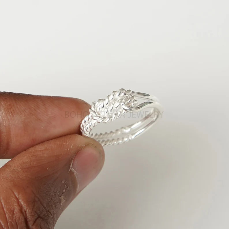 Sterling Silver Stacking Ring Set: CZ Diamond Paved Band