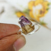 Raw Ametrine Crystal Ring, Bi Color Gemstone Ring, Handmade Ring, Ametrine Silver Jewelry, Boho Ring, Birthstone Ring | Gift For Girls